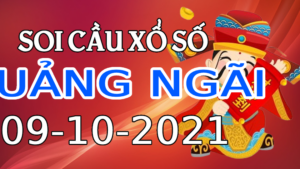Dự đoán kết quả XSQN hôm nay 09/10/2021, soi cầu Xổ Số Quảng Ngãi