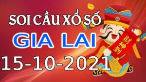 Dự đoán kết quả XSGL hôm nay 15/10/2021, soi cầu Xổ Số GIA LAI