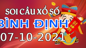 Dự đoán kết quả XSBD hôm nay 07/10/2021, soi cầu Xổ Số Bình Định